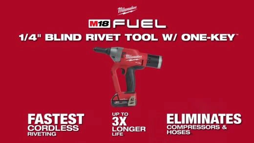 Milwaukee M18 FUEL Blind Rivet Tool w ONE-KEY
