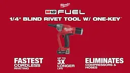 Milwaukee M18 FUEL Blind Rivet Tool w ONE-KEY