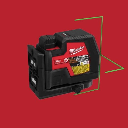 3521-21 USB Rechargeable Green Cross Line Laser