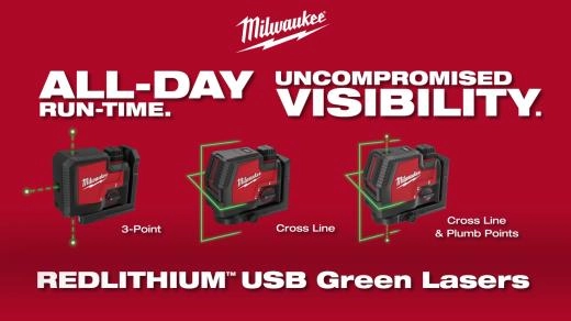 USB Rechargeable Green Lasers