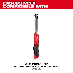 M12 FUEL 1/2" Extended Reach Ratchet Protective Boot displayed upright against a plain background.