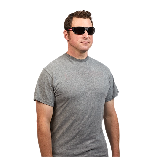 48-73-2025 48-73-2026 safety personal safety PPE personal protective equipment on model - Performance Safety Glasses – Tinted Fog-Free Lenses