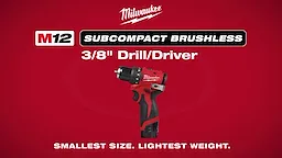 Milwaukee® M12™ Subcompact Brushless 3/8" Drill/Driver