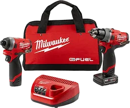2596-22, 2503, 2553 - M12 FUEL™ 2-Tool Combo Kit: 1/2" Drill Driver and 1/4" Hex Impact Driver