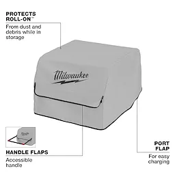 ROLL-ON 7200W/3600W 6.0kWh Power Supply Cover with front flap and side handle and port flaps.