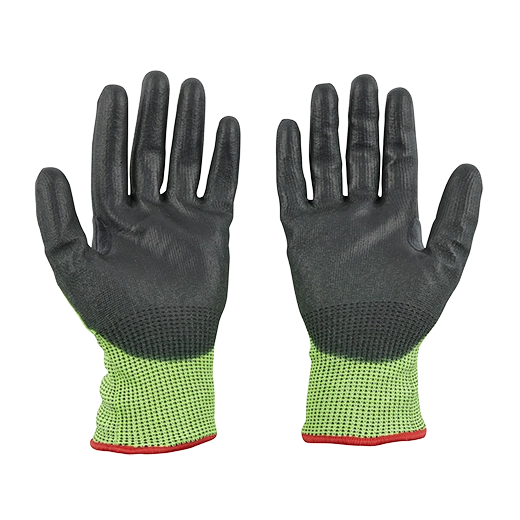 48-73-8950, 48-73-8951, 48-73-8952, 48-73-8953, 48-73-8954 - High Visibility Cut Level 5 Polyurethane Dipped Glove