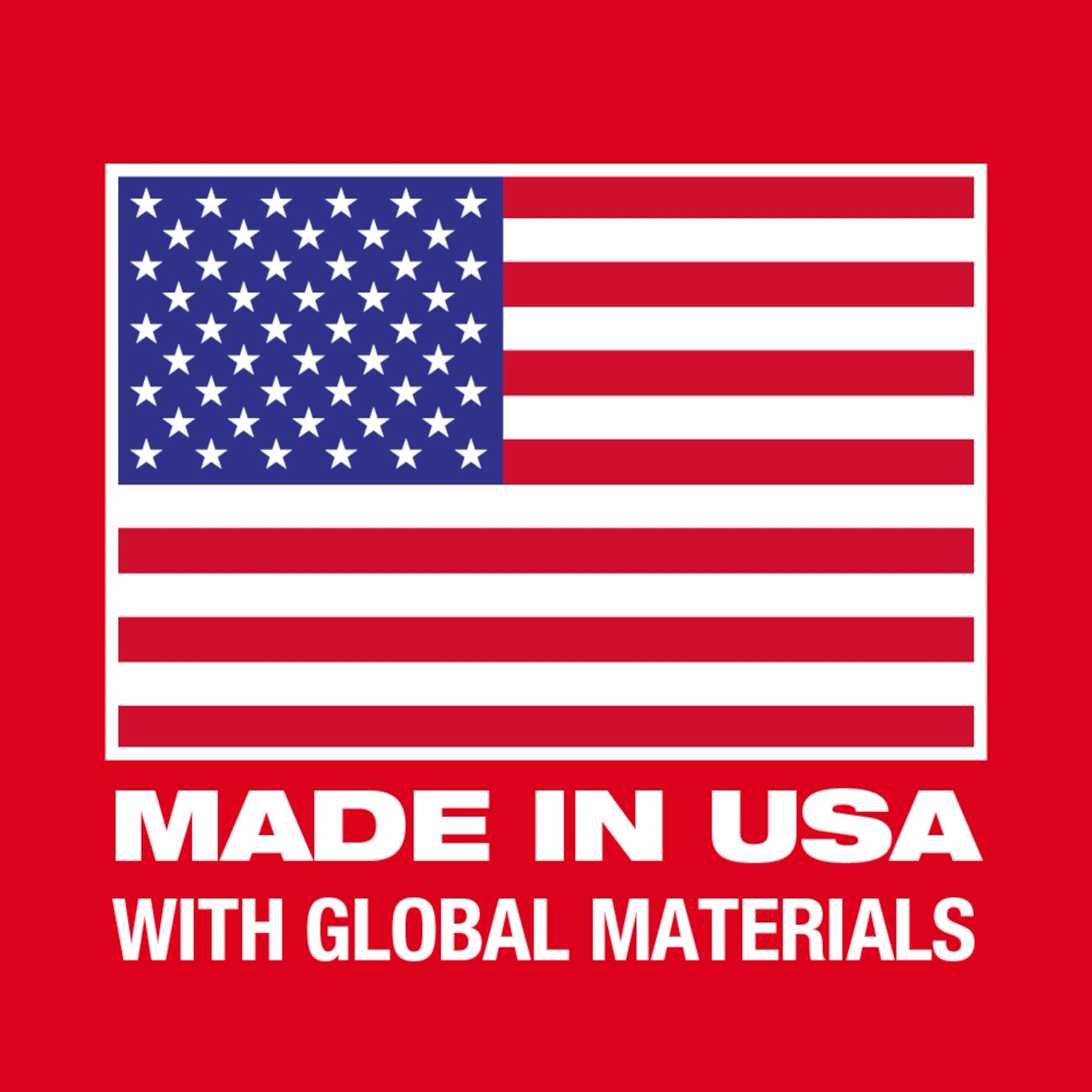 Made In USA With Global Materials logo