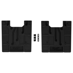 Wire Pulling Inserts for PACKOUT XL Crate, featuring two black inserts with grooves and compartments, designed for tool organization.