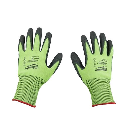 48-73-8950, 48-73-8951, 48-73-8952, 48-73-8953, 48-73-8954 - High Visibility Cut Level 5 Polyurethane Dipped Glove