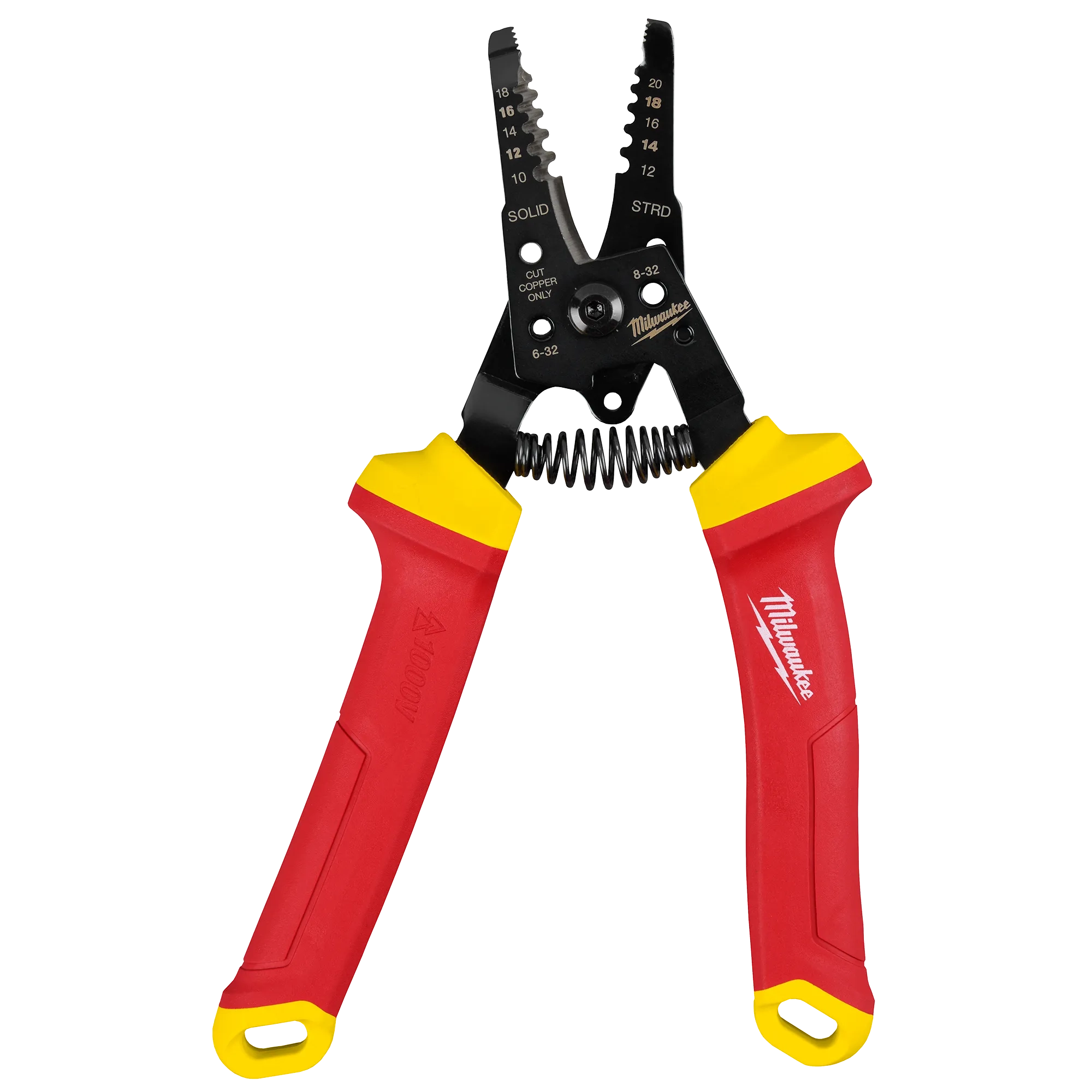 Image of the Milwaukee 1000V Insulated 10-20 AWG Wire Stripper & Cutter