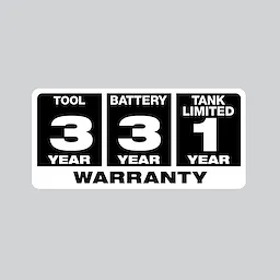 M18™ SWITCH TANK™ 4-Gallon Backpack Sprayer Kit Warranty
