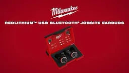 Milwaukee REDLITHIUM USB Bluetooth Jobsite Ear Buds