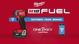 2857 Milwaukee M18 FUEL Quarter Inch Hex Impact Driver With ONE-KEY