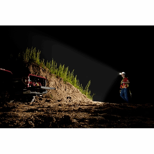 - USB Rechargeable Hard Hat Light