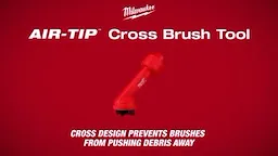 Milwaukee AIR-TIP Cross Brush Tool