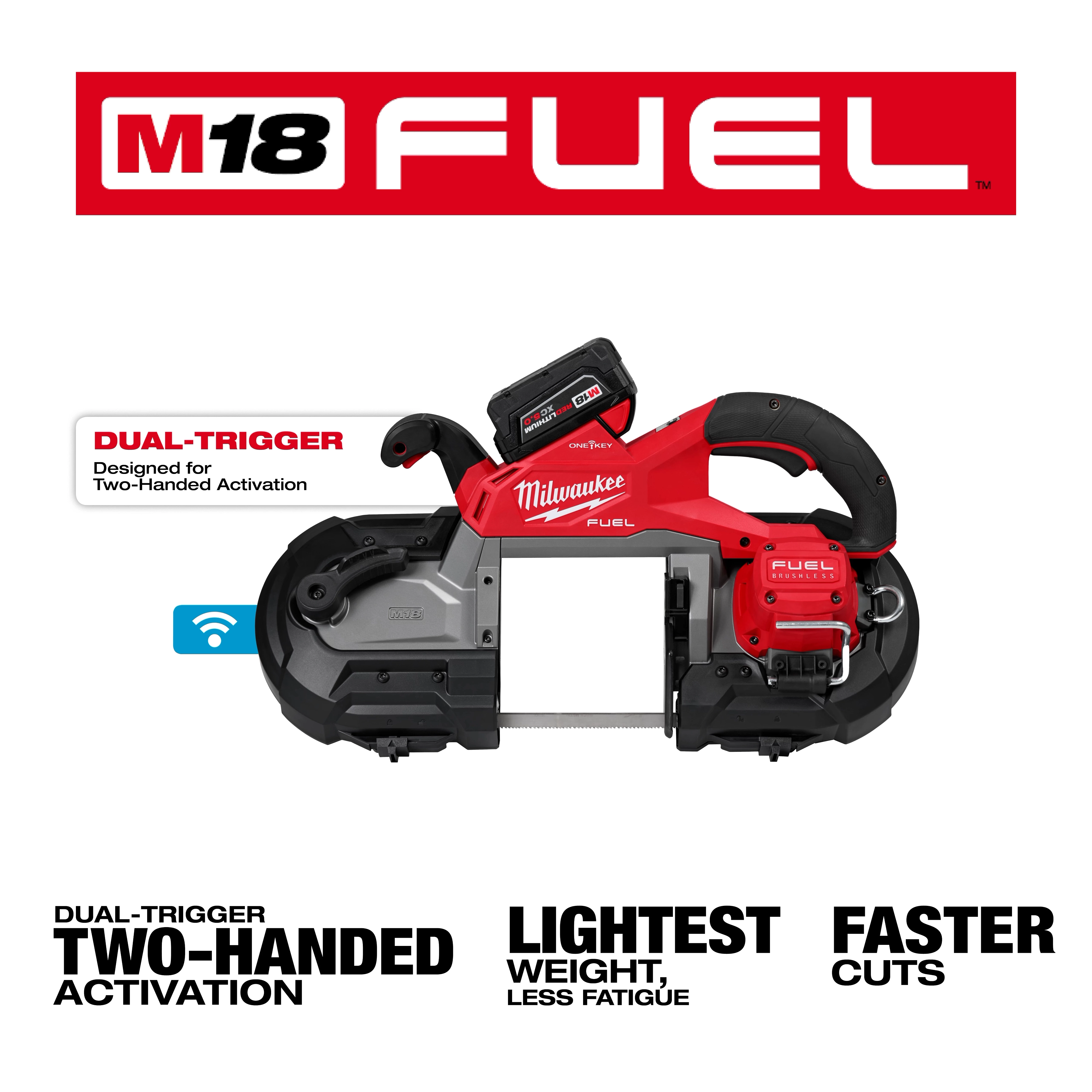 M18 FUEL™ Dual Trigger Deep Cut Band Saw