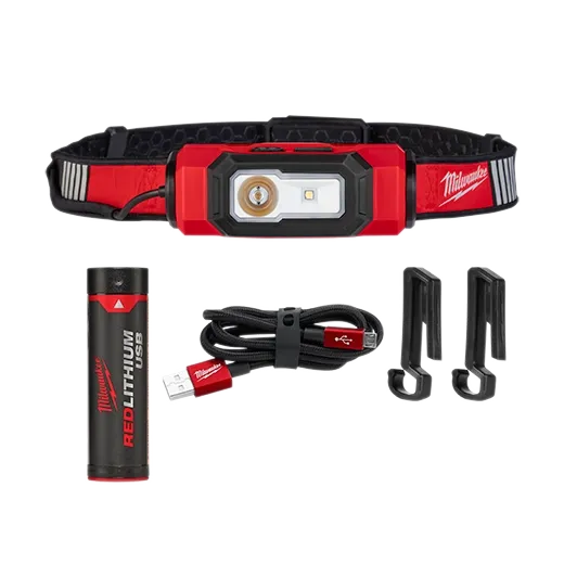 L&#225;mpara para casco BEACON™ recargable por USB