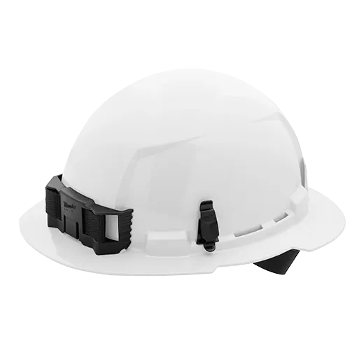 Full Brim Hard Hat w/4pt Ratcheting Suspension (USA)