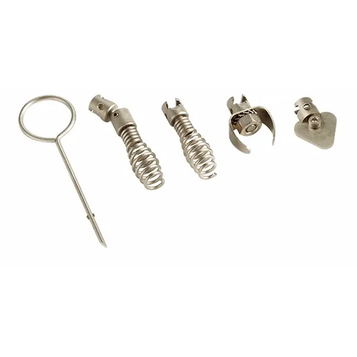 Kit de accesorios para sondas destapacaños con cabeza pequeña (5 unidades) con revestimiento RUST GUARD™