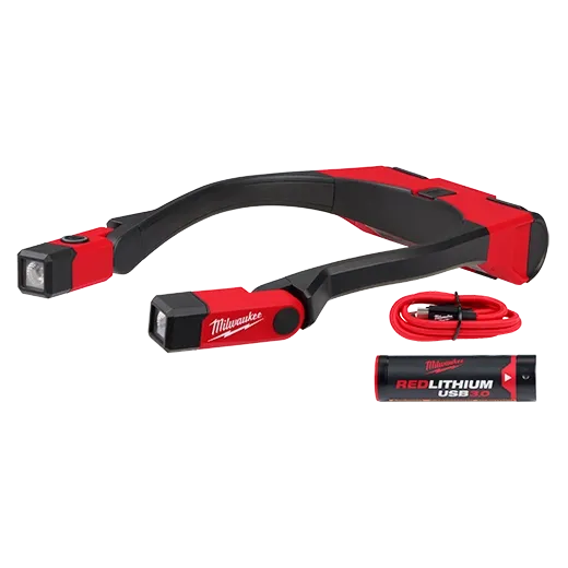 L&#225;mpara para el cuello recargable mediante USB REDLITHIUM™ de 400&#160;l&#250;menes