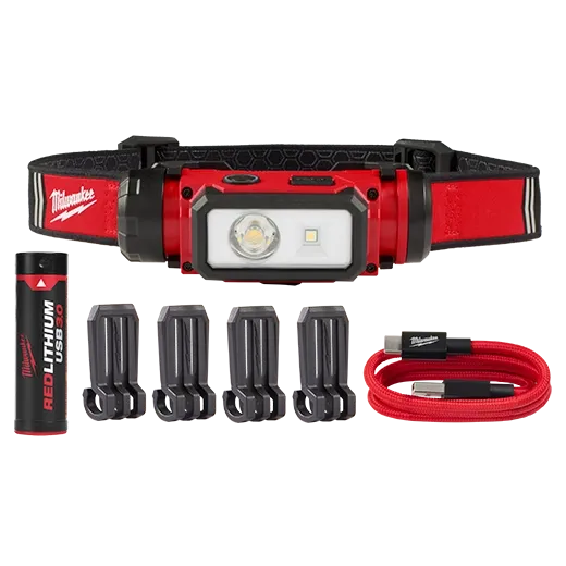 L&#225;mpara para casco recargable mediante USB REDLITHIUM™