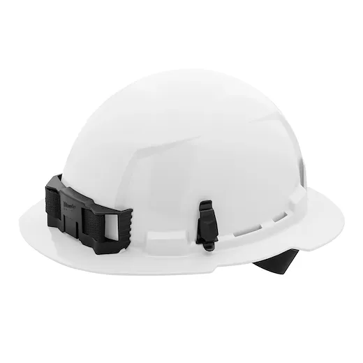 Full Brim Hard Hat w/4pt Ratcheting Suspension (USA)